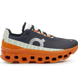 On Cloudmonster “Asphalt | Orange”