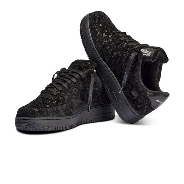 Louis Vuitton x Nike Air Force 1 Low By Virgil Abloh Black