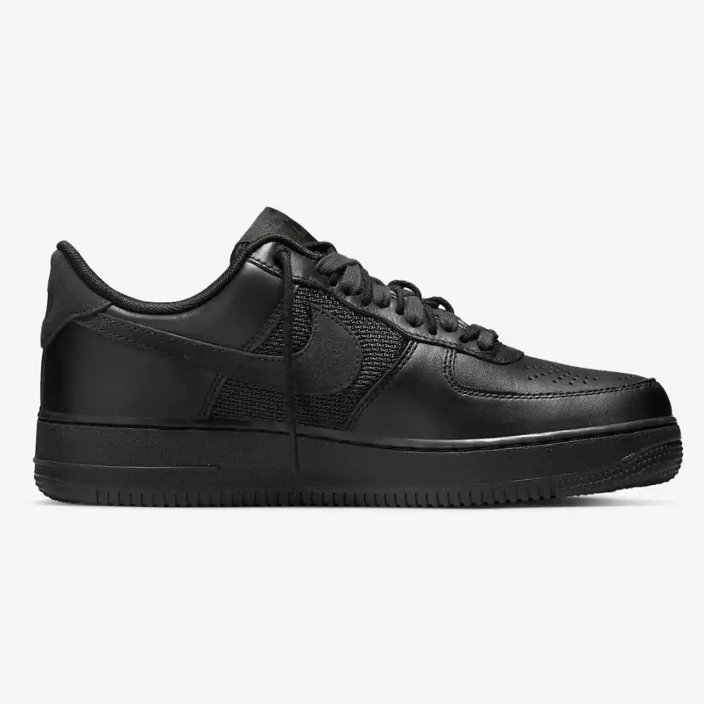 Slam Jam x Nike Air Force 1 Black and Off Noir