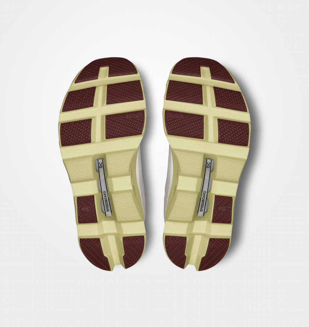 On Cloudmonster “Frost | Acacia”