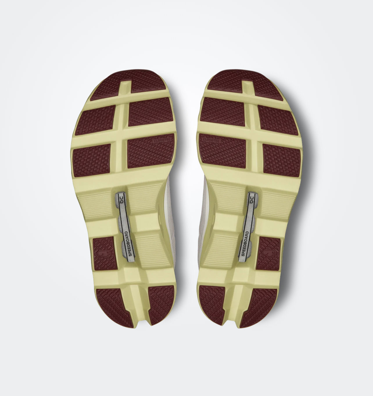 On Cloudmonster “Frost | Acacia”