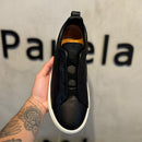 Zegna SECONDSKIN Triple Stitch de Couro (PRONTA ENTREGA)