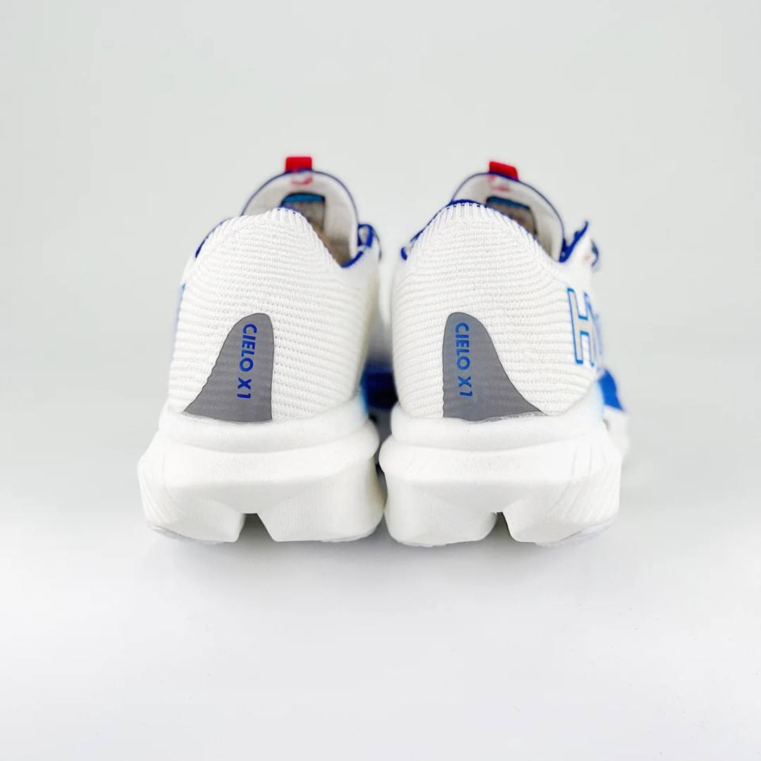 Hoka Cielo X1 Unissex - White/Virtual Blue