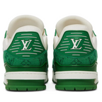 Louis Vuitton Trainer Green Monogram Denim