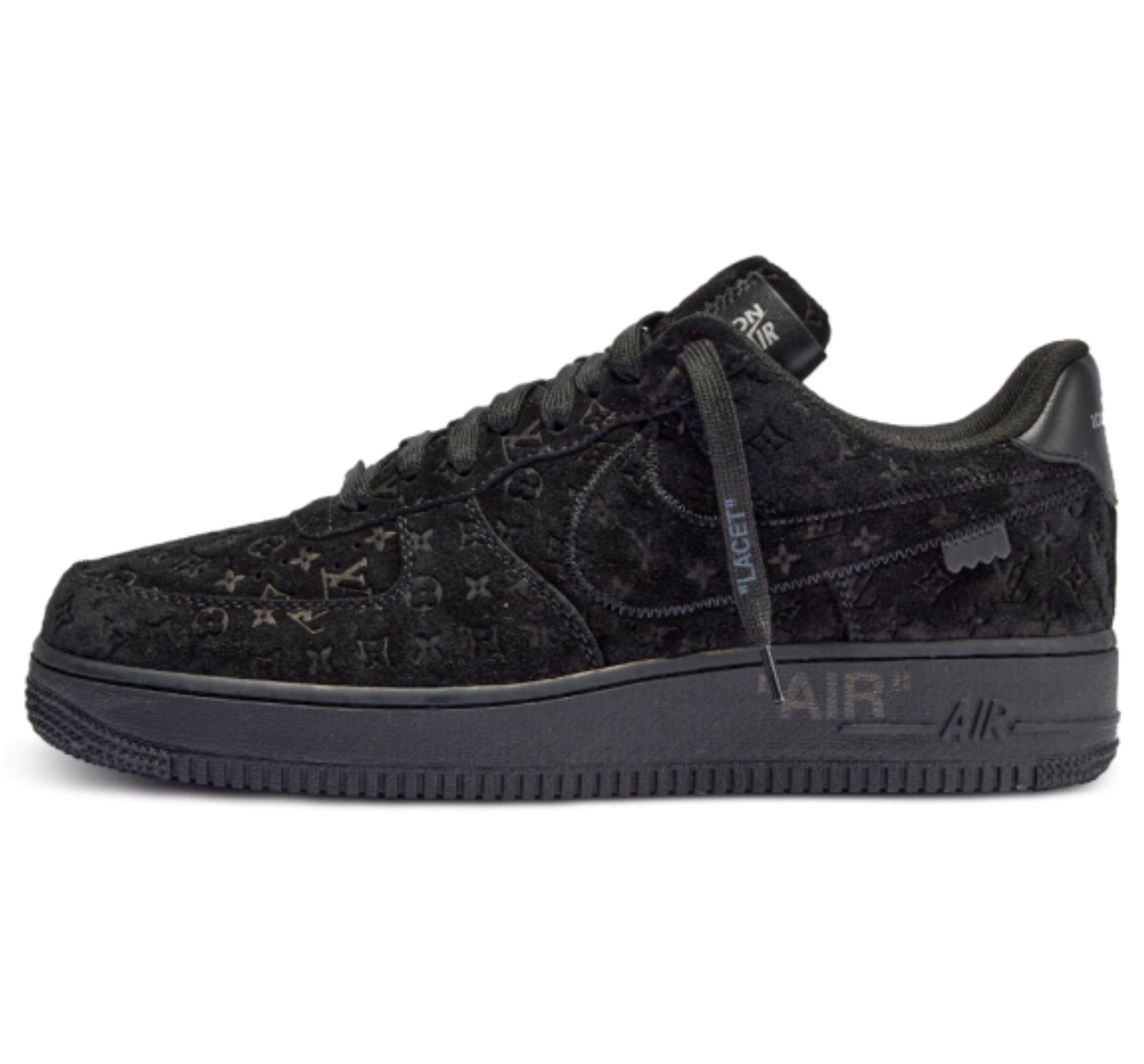 Louis Vuitton x Nike Air Force 1 Low By Virgil Abloh Black