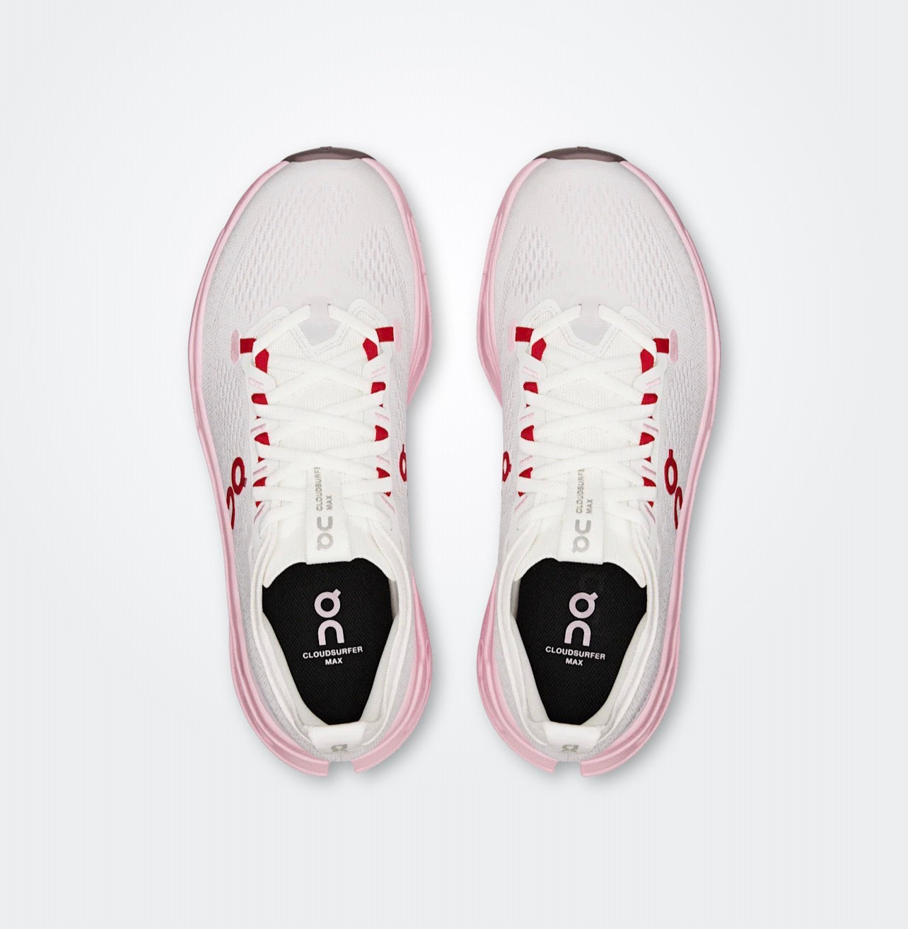 On Cloudsurfer Max                   Ivory | Peony