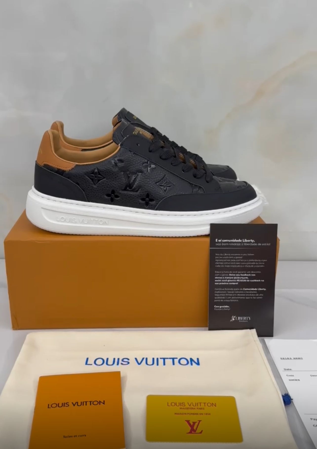 Sneaker Louis Vuitton Beverly Hills Black