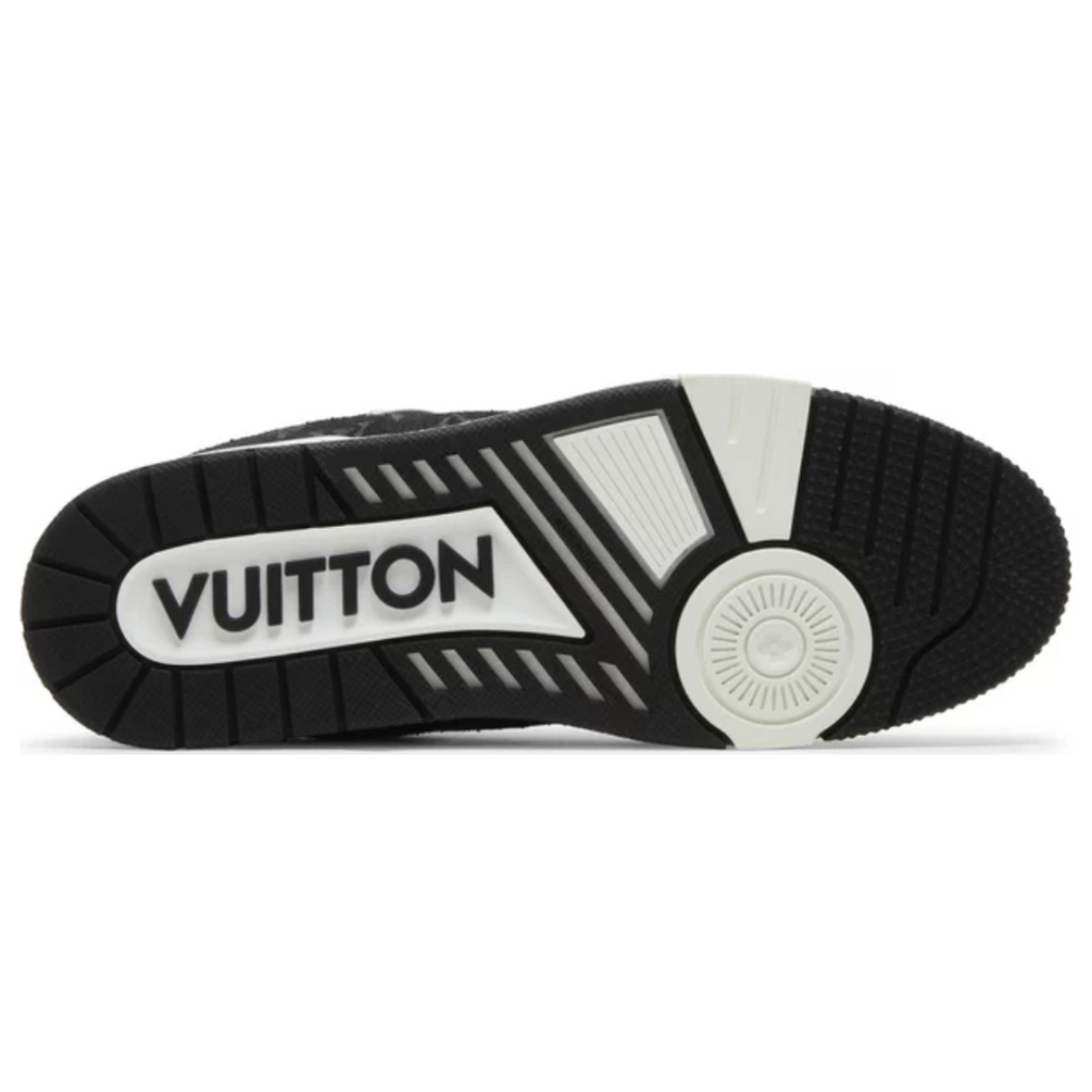 Tênis Louis Vuitton Trainer Denim Noir