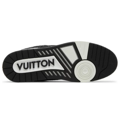 Tênis Louis Vuitton Trainer Denim Noir