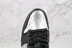 Jordan 1 Low Black Metallic Silver