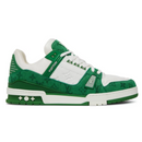 Louis Vuitton Trainer Green Monogram Denim