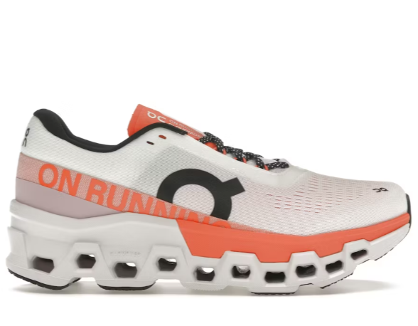 On Cloudmonster “Undyed | Flame”