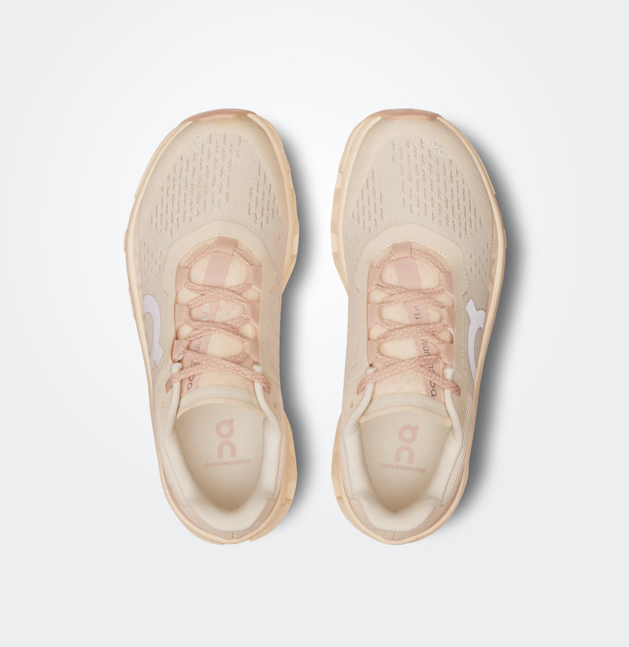 On Cloudmonster “Moon | Fawn”