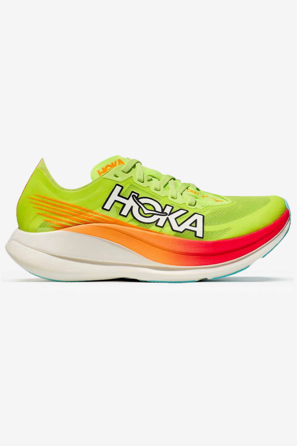 Hoka Rocket X 2 Unissex - Verde/Laranja