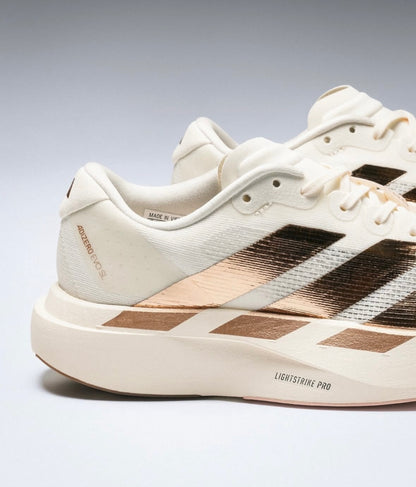 Adidas Adizero EVO SL - Metallic Stripes Off White (Pronta Entrega)