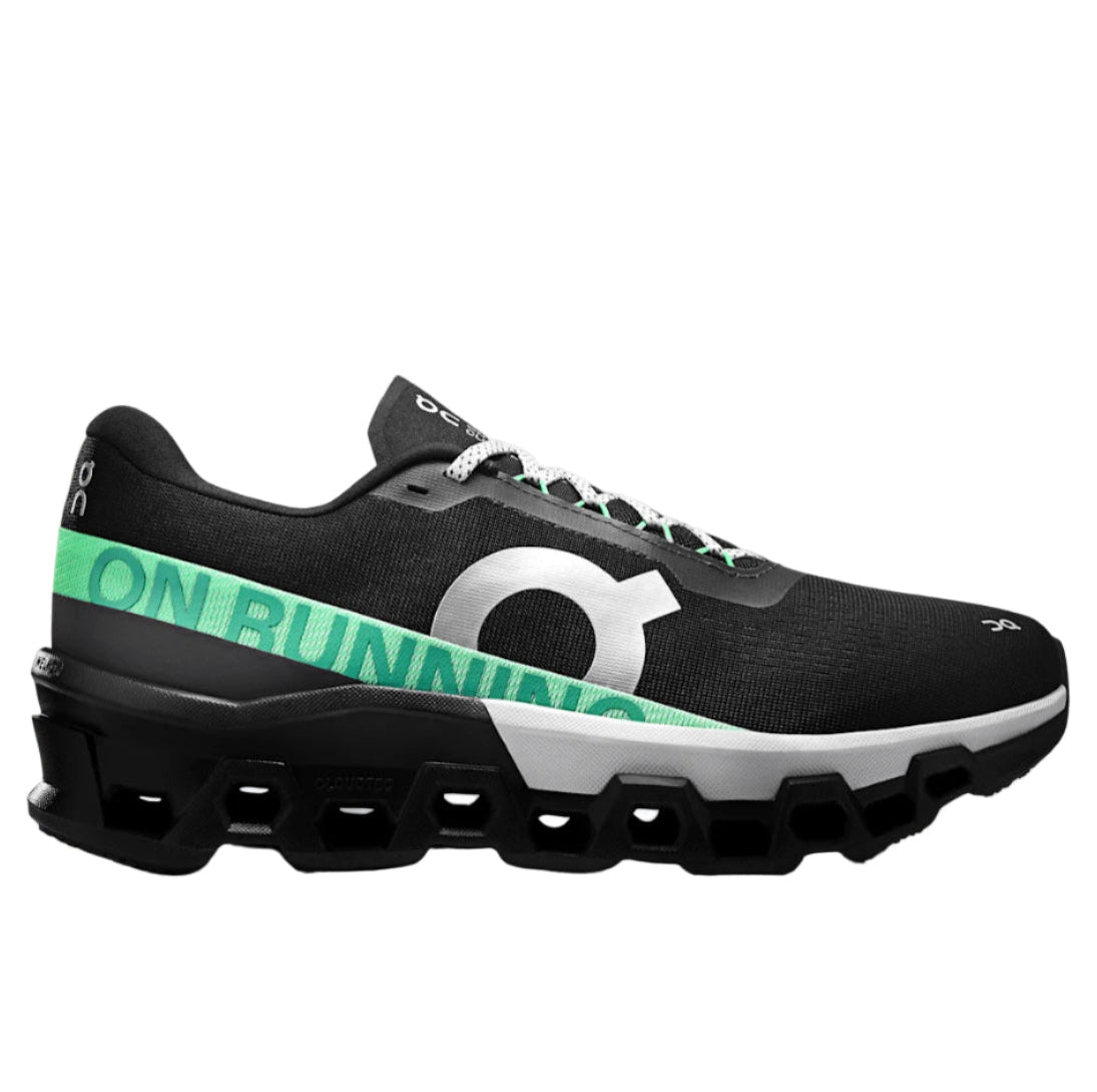 On Cloudmonster2 “Black | Glacier”