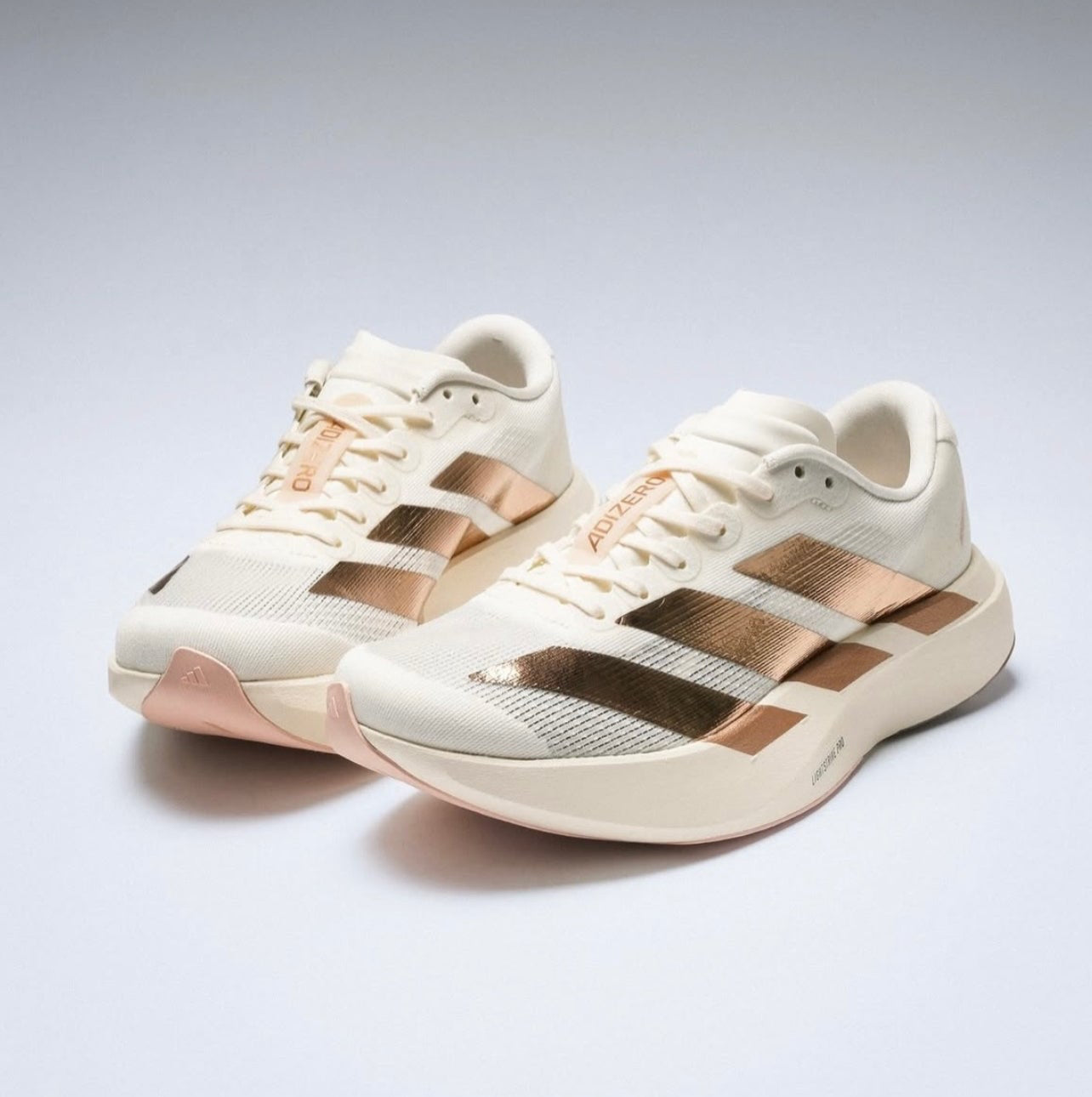 Adidas Adizero EVO SL - Metallic Stripes Off White (Pronta Entrega)