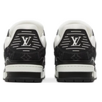 Tênis Louis Vuitton Trainer Denim Noir