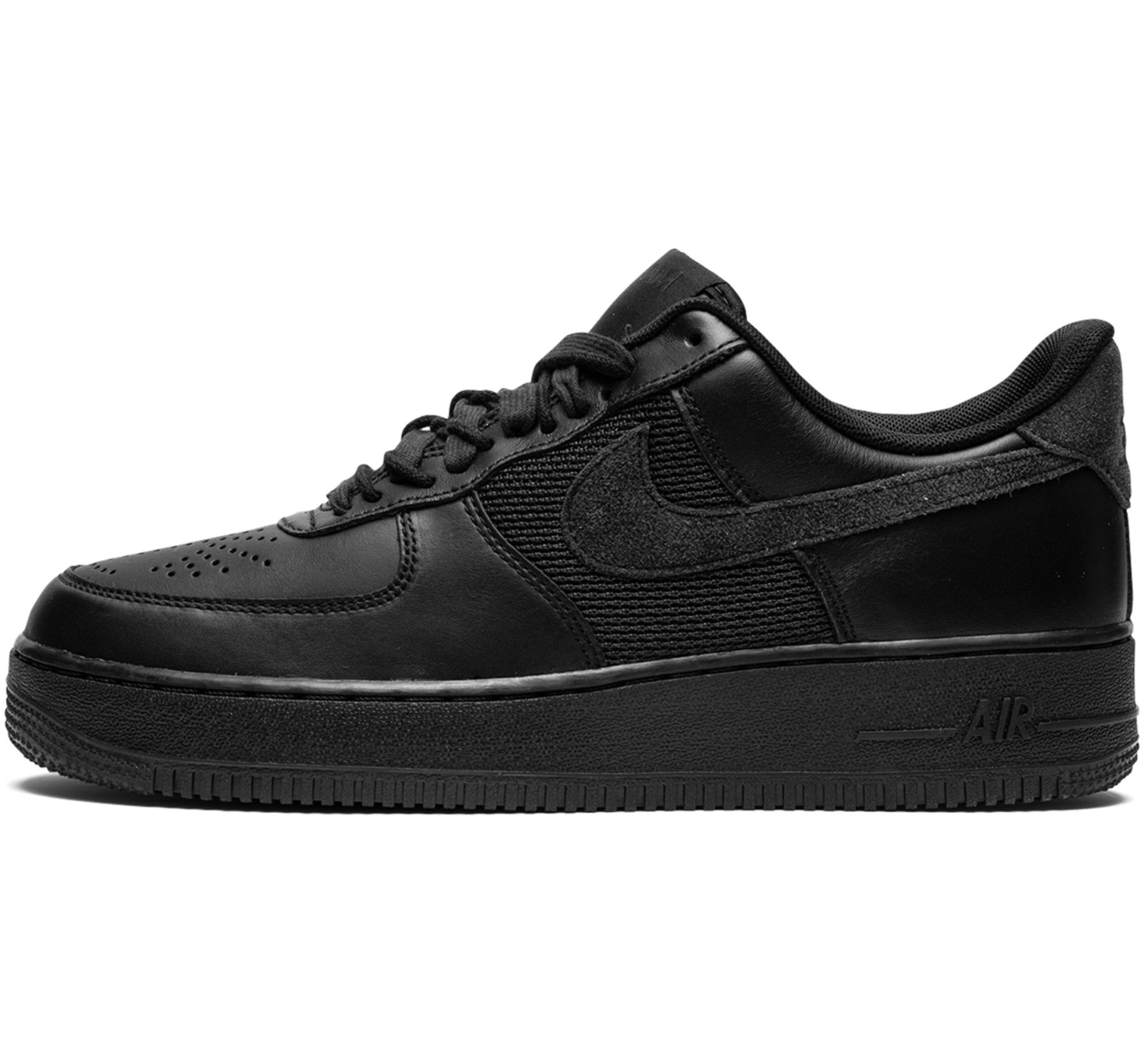 Slam Jam x Nike Air Force 1 Black and Off Noir
