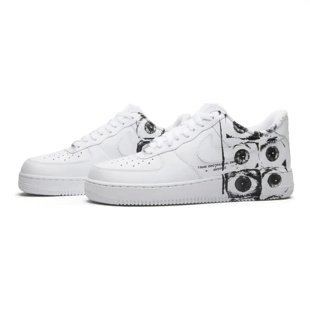 Comme des Garçons x Supreme x Nike Air Force 1 Low Eyes