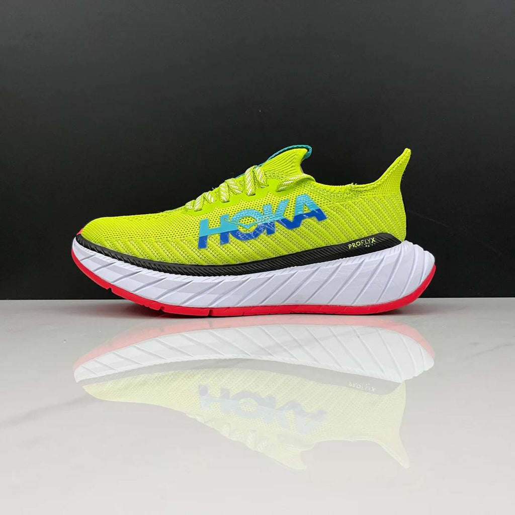 Hoka Carbon X3 - Verde/Vermelho