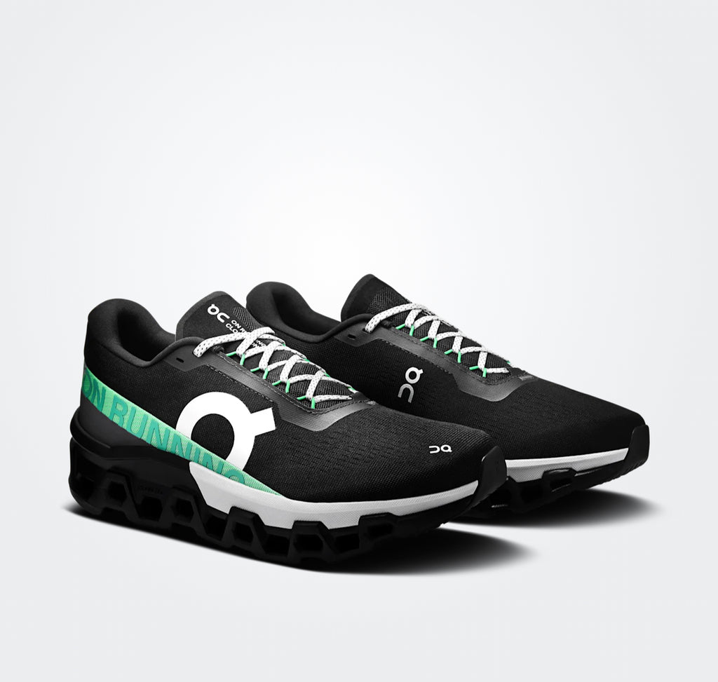 On Cloudmonster2 “Black | Glacier”