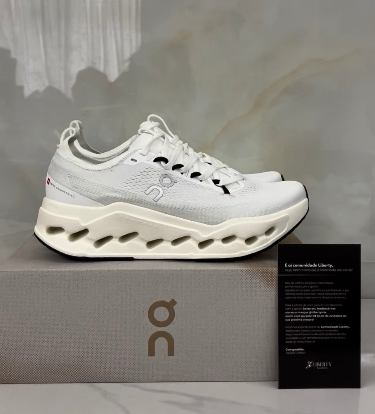 On Cloudsurfer Max  White