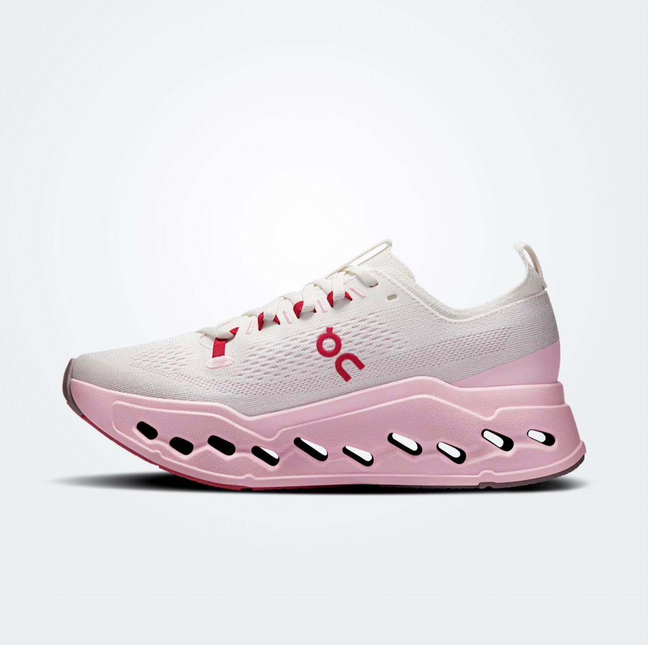 On Cloudsurfer Max                   Ivory | Peony