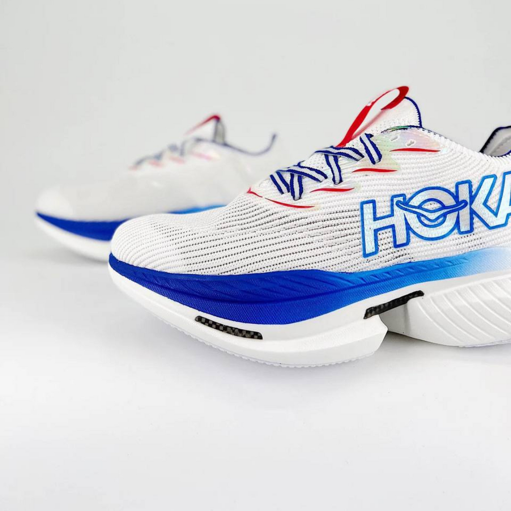 Hoka Cielo X1 Unissex - White/Virtual Blue