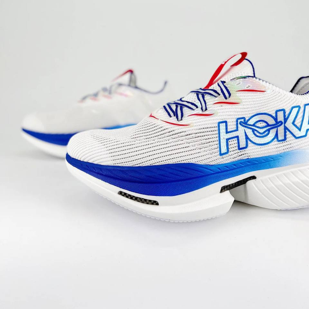 Hoka Cielo X1 Unissex - White/Virtual Blue