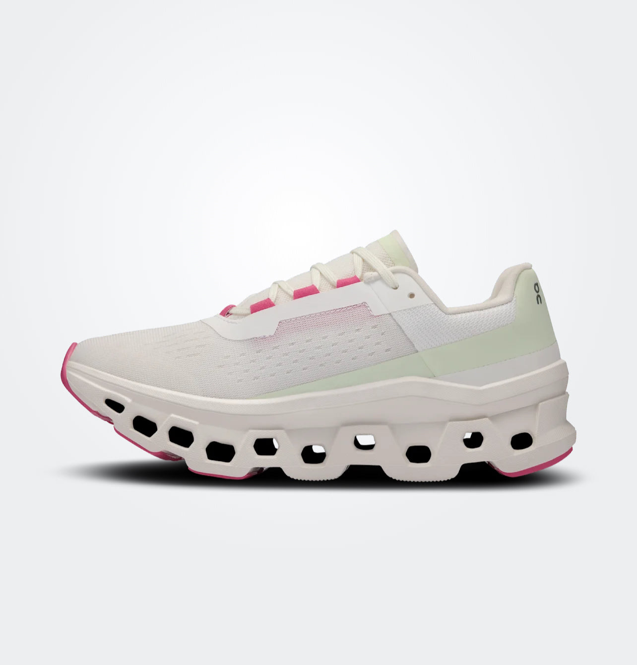 On Cloudmonster “White | Lima”