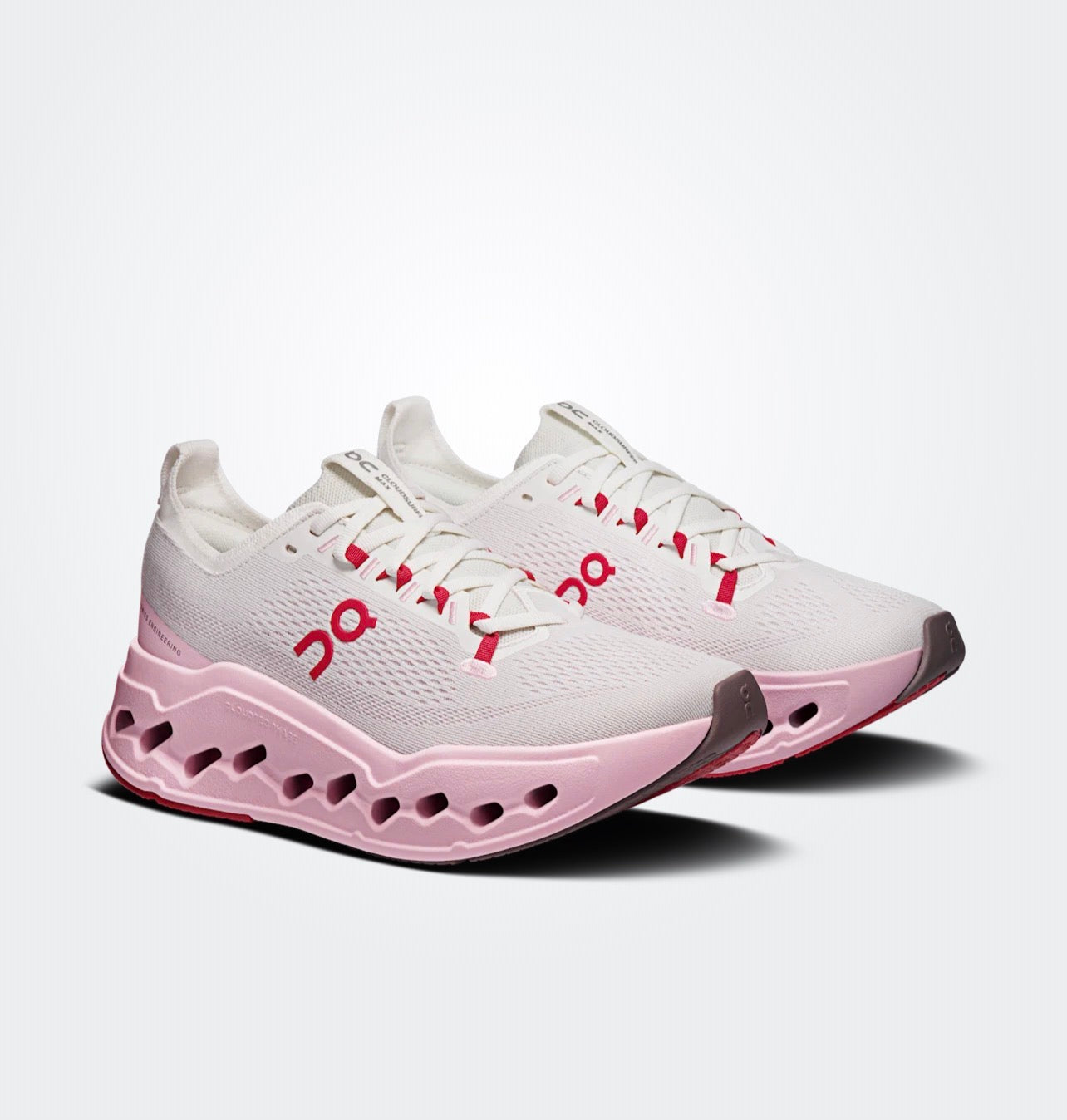 On Cloudsurfer Max                   Ivory | Peony