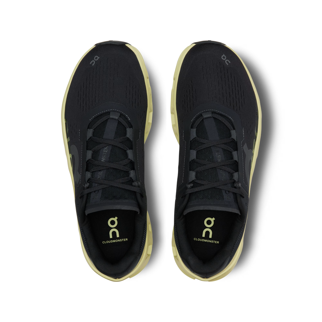 On Cloudmonster “Black | Acacia”