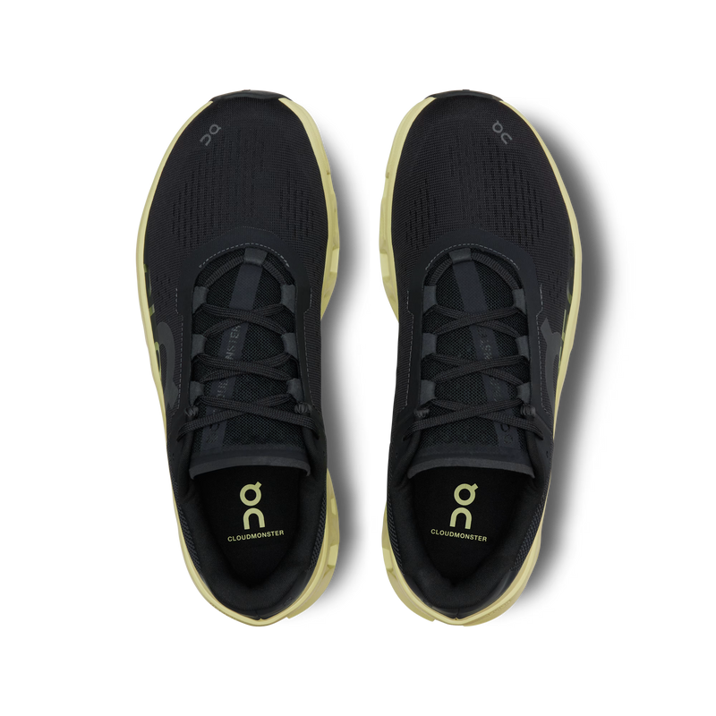 On Cloudmonster “Black | Acacia”