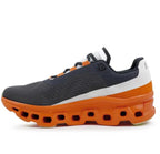 On Cloudmonster “Asphalt | Orange”