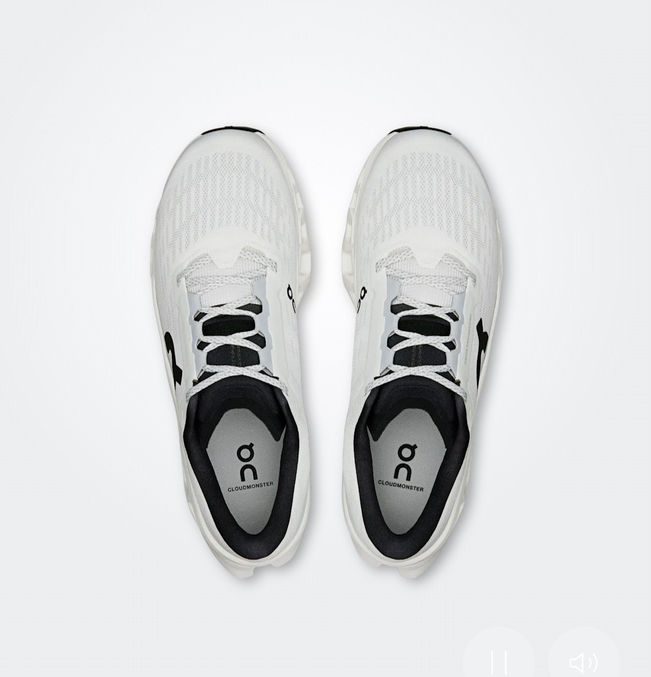On Cloudmonster 3 - White