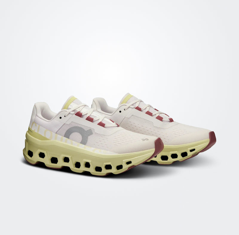 On Cloudmonster “Frost | Acacia”