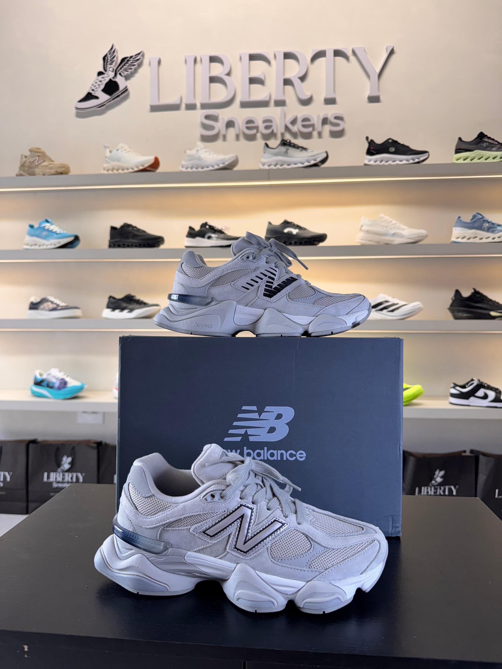 New Balance 9060 Silver Metallic Grey