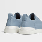 Zegna SECONDSKIN Triple Stitch Couro Azul