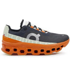 On Cloudmonster “Asphalt | Orange”