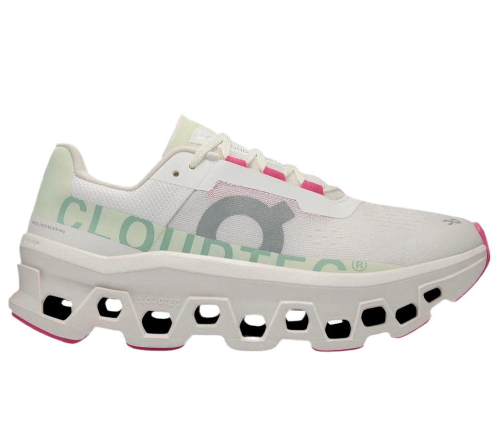 On Cloudmonster “White | Lima”