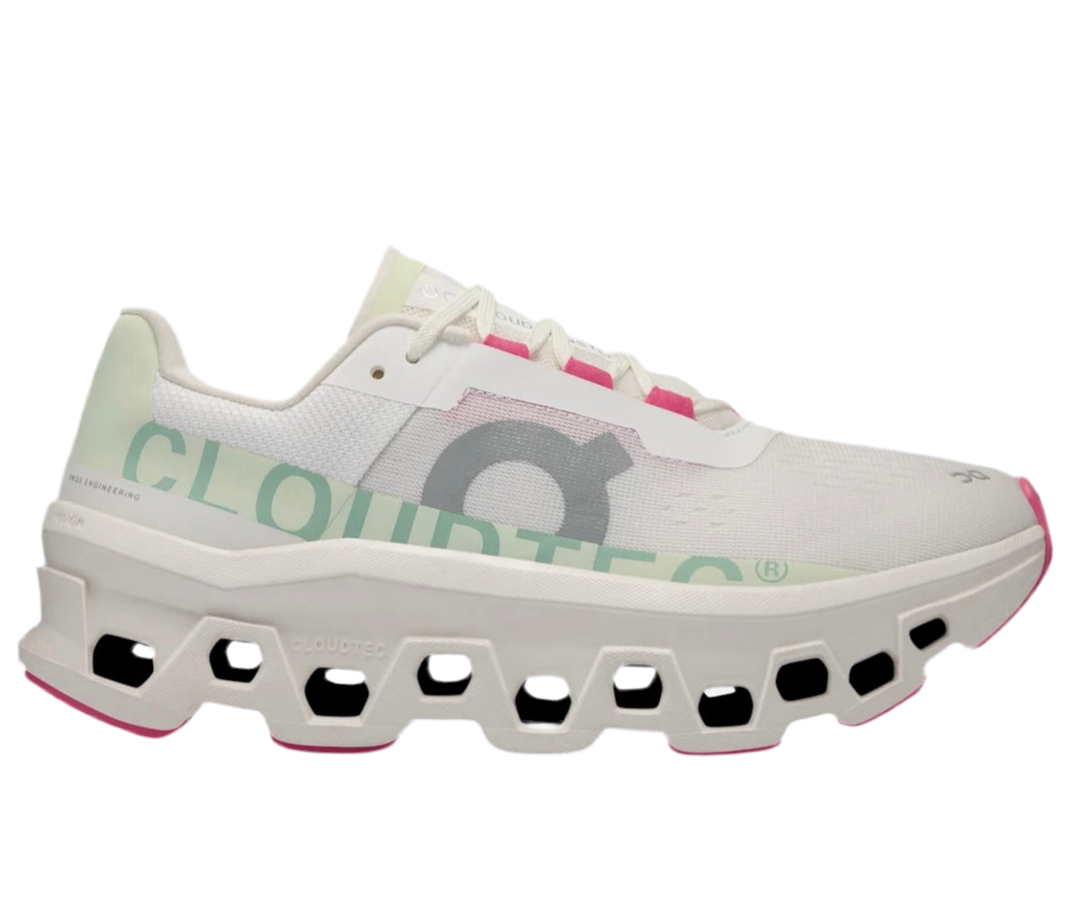 On Cloudmonster “White | Lima”