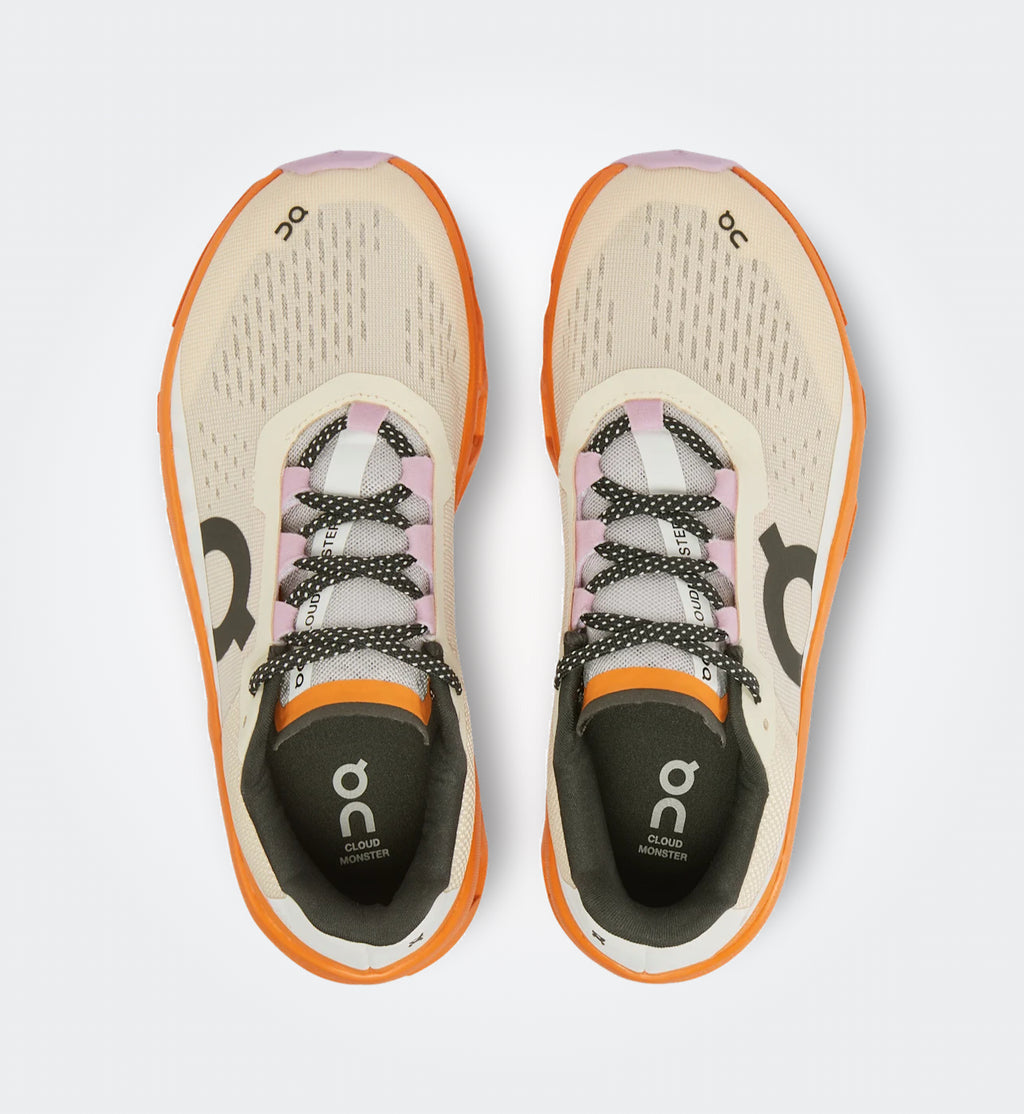 On Cloudmonster “Fawn | Turmeric”