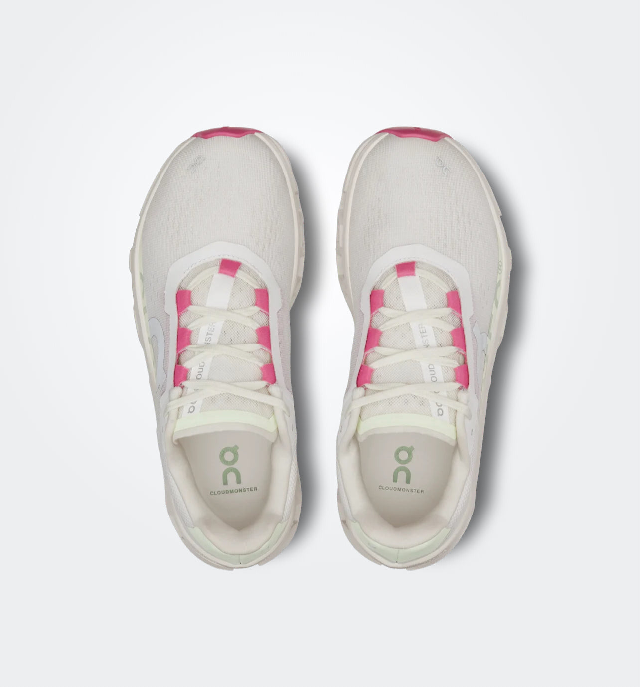 On Cloudmonster “White | Lima”