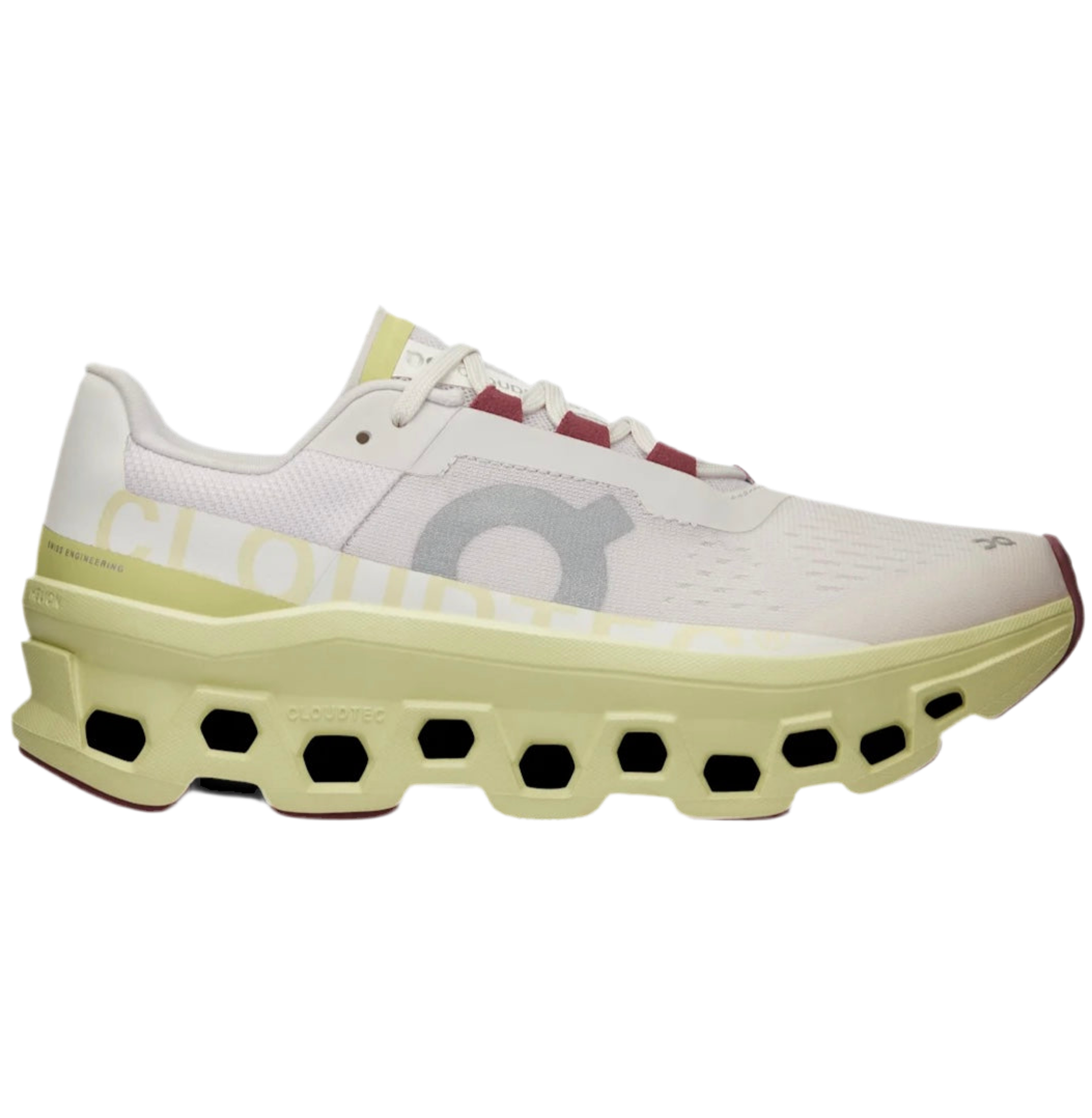 On Cloudmonster “Frost | Acacia”