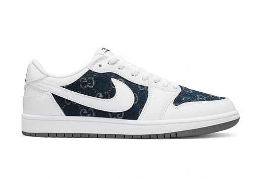 Gucci x Air Jordan 1 White/Blue