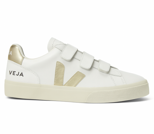 Tênis Veja Recife Chromefree White/Gold