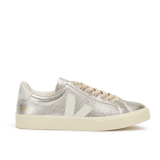 Veja Campo Chromefree Leather Gold