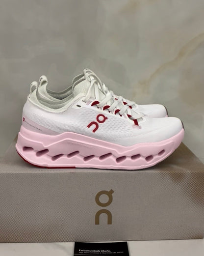 On Cloudsurfer Max                   Ivory | Peony