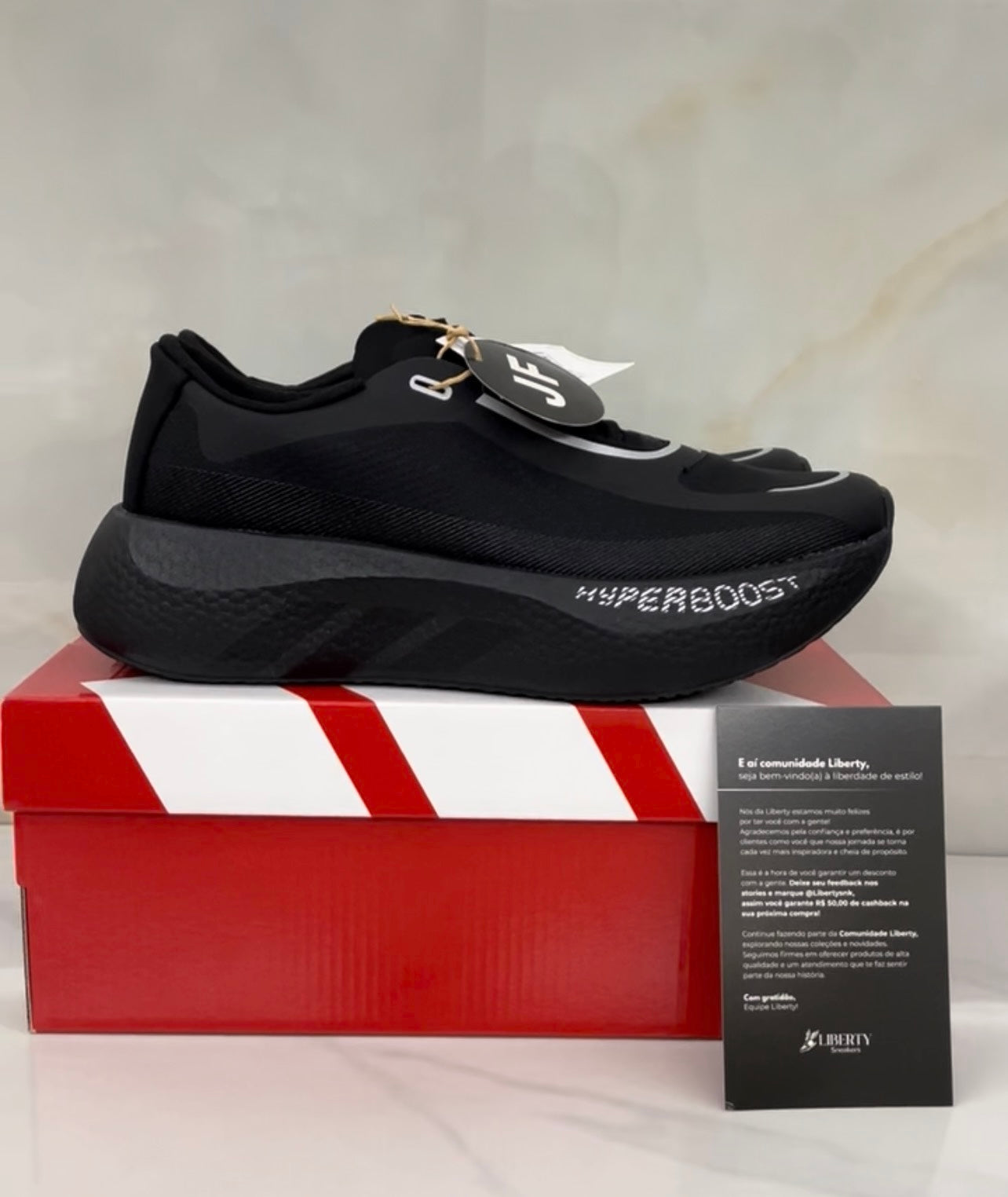 Adidas Hyperboost Edge Carbon Black